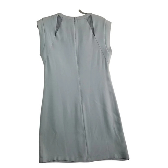 NWT. BCB Maxazria Alycia Women's Gray Classic Sheath Short-Sleeve Dress Sz 8 - Picture 2 of 5